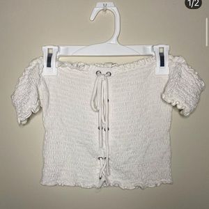 Off the shoulder shirt